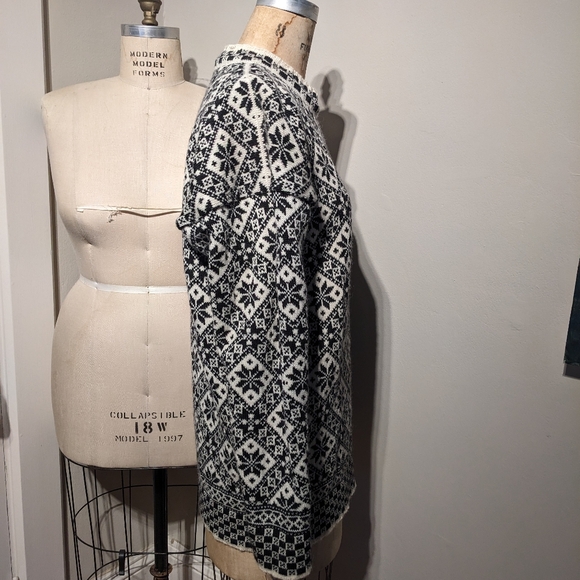 Dale Of Norway M Fair Isle Sweater Tunic Scandinavian - Picture 4 of 7